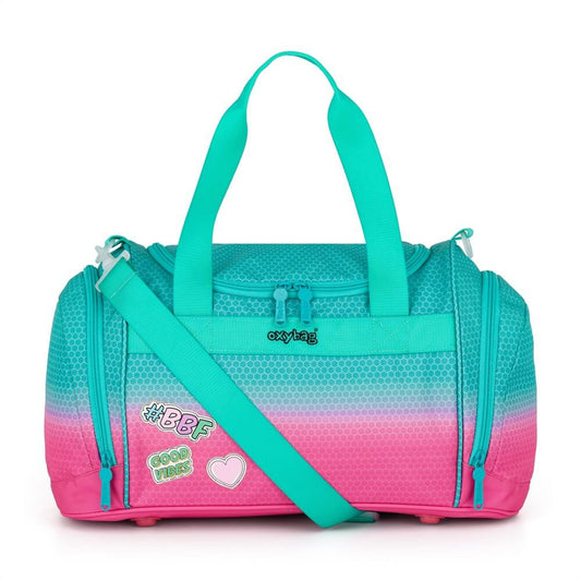 Oxybag sporttáska, 48x28x22cm, Ombre Pink, rózsaszín-zöld