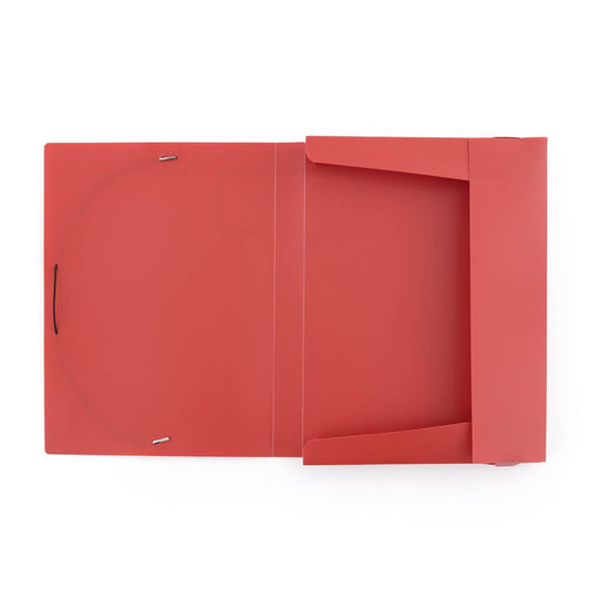 Műanyag füzetbox A/4, VERDE, téglaszínű