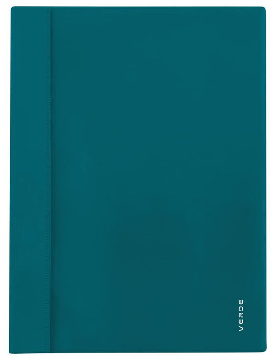 Gyorsfűző, PVC, A/4, VERDE, petrol színű