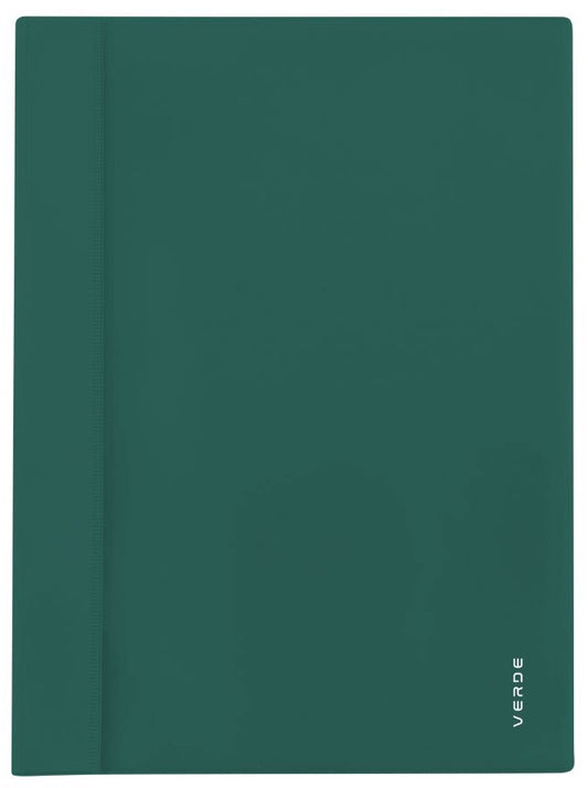 Gyorsfűző, PVC, A/4, VERDE, mélyzöld