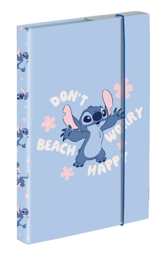 Stitch füzetbox A/5, Don't worry, beach happy