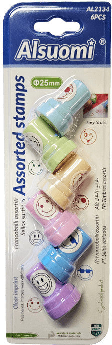 Motivációs nyomdaszett, 6 db-os, önfestékező, AL2134