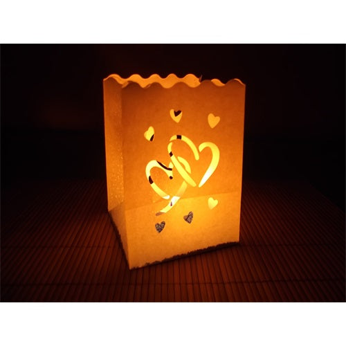 Kreatív Luminaria lámpásszett  love
