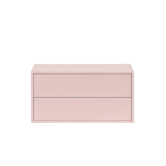 Boxie 2 fiókos fali szekrény 40x80x37 cm pink