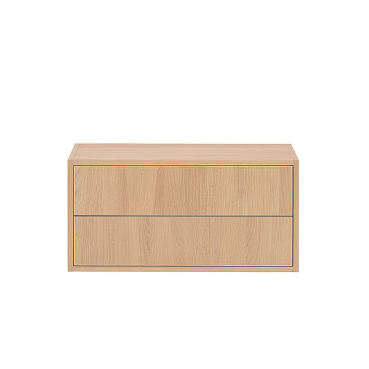 Boxie 2 fiókos fali szekrény 40x80x37 cm sonoma tölgy