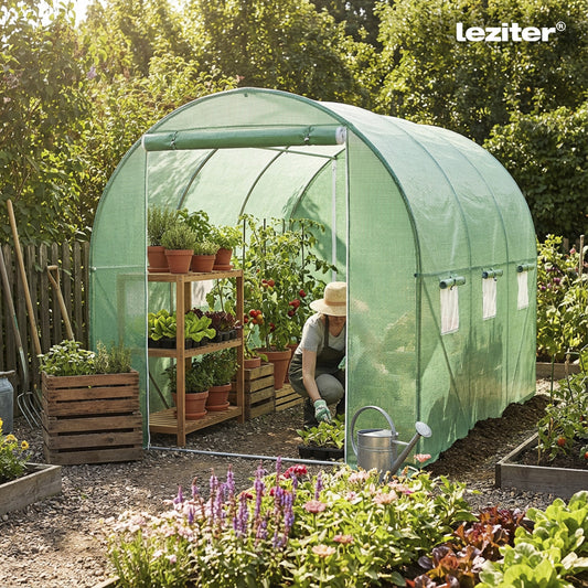 Fóliasátor 200x200x300 cm váz+fólia