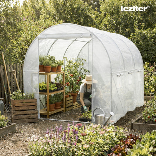 Fóliasátor 200x200x300 cm erősített vázzal+fólia