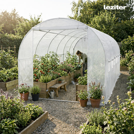 Fóliasátor 200x300x600 cm erősített vázzal+fólia