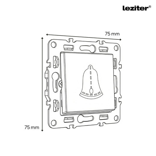 Nova csengő kapcsoló 101N szürke