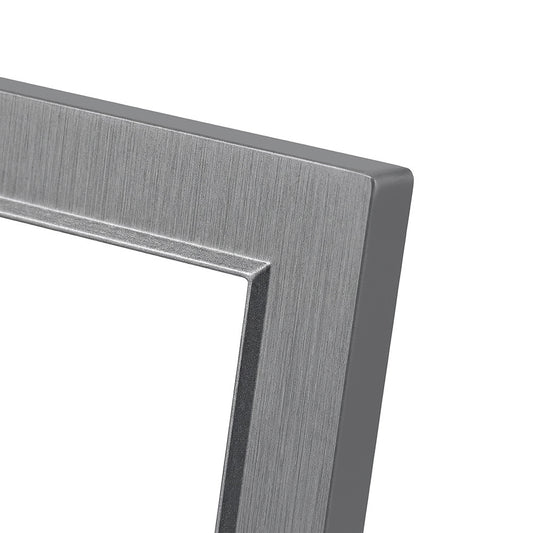 Nova kettes keret vízszintes szürke szálcsiszolt