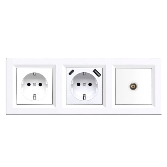 Nova dugalj, USB, TV csatlakozóval fehér kerettel