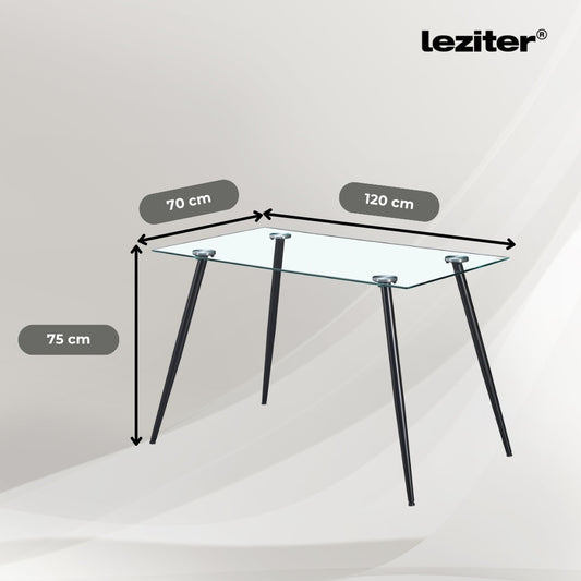 Milo 4+1 étkező garnitúra fekete-fehér