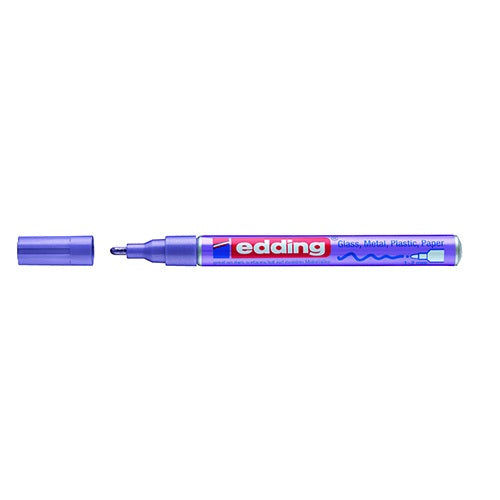 Lakkmarker Edding 751 metállila