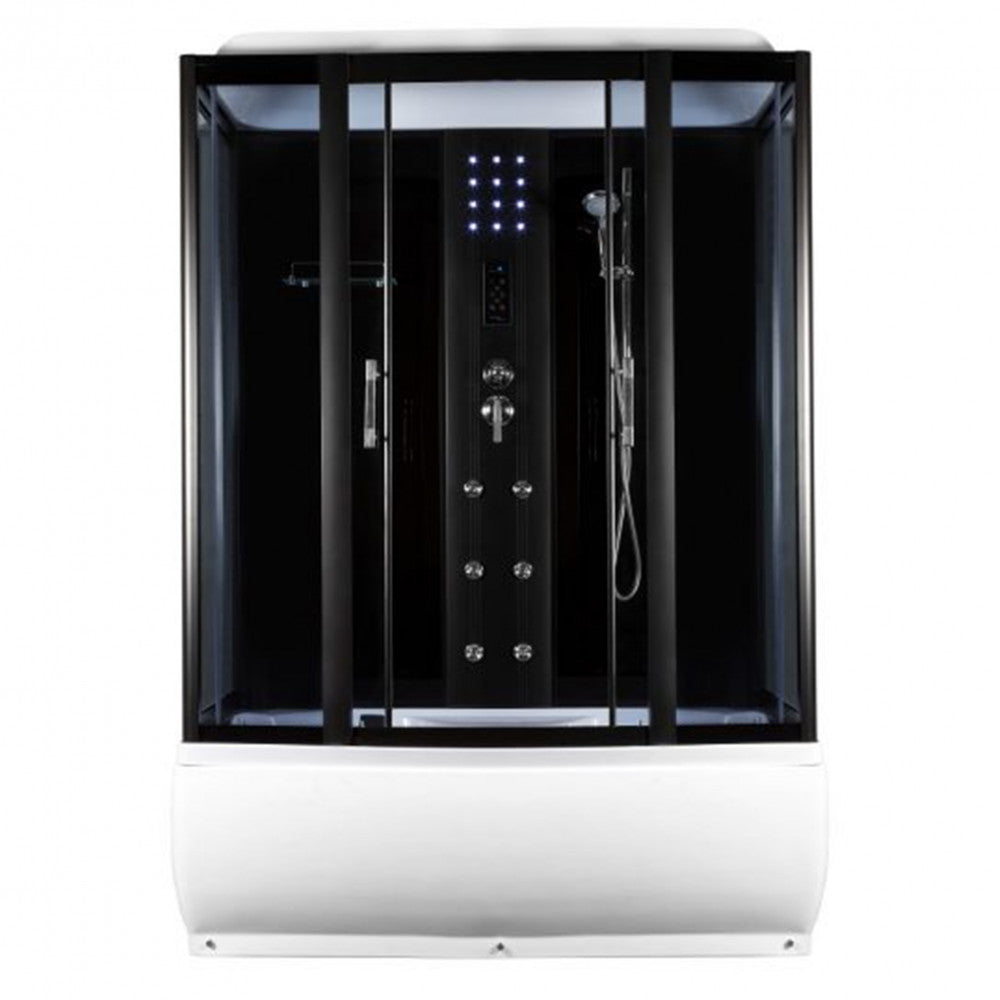 Hidromasszázs zuhanykabin káddal