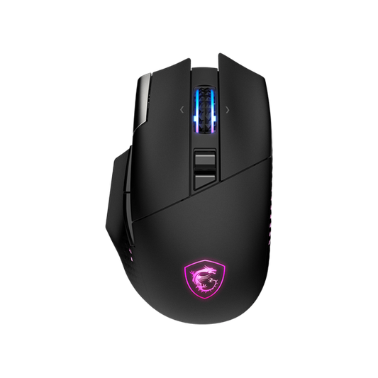 MSI ACCY VERSA PRO W + MOUSE DOCK PRO Wireless Gaming Mouse, Black
