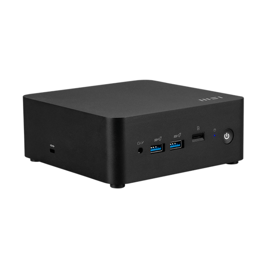 MSI Business DT Cubi NUC 1M-251BEU, Core 3 100U, DDR5, NVME, 2,5", AX+BT5.3, Thunderbolt4 x2, RJ45 x2, HDMI x2, Black