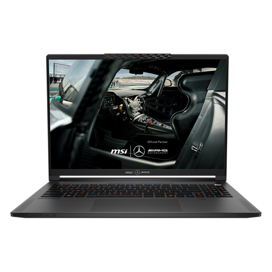 MSI Gaming NB Stealth 16 Mercedes-AMG A1VGG-291 16" QHD+ OLED, Ultra 9 185H, 32GB, 2TB, RTX 4070, Win11H, Szürke- US KEY