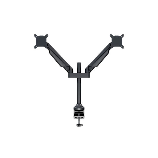 MULTIBRACKETS 2 karos asztali konzol, M VESA Gas Lift Arm Dual Black HD (15-32", max.VESA: 100x100 mm, 21 kg)