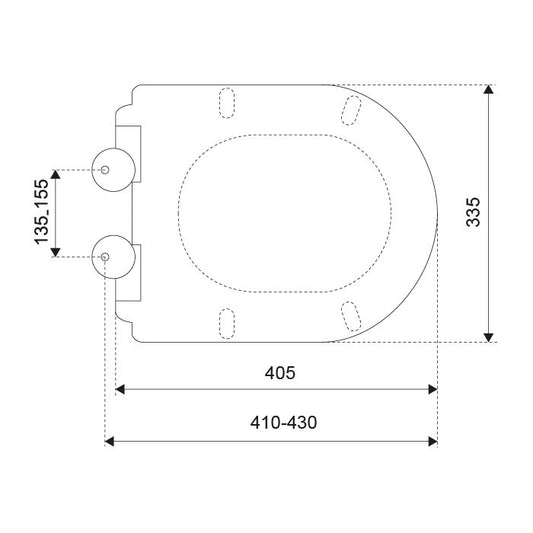 Makalu soft-close wc ülőke