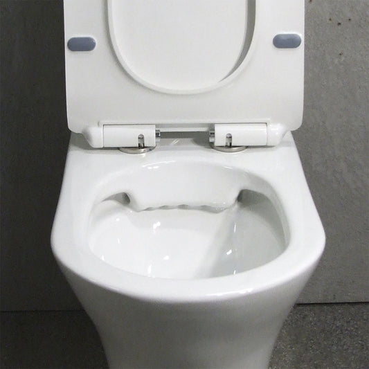 Makalu monoblokkos kompakt WC hátsó kifolyással ülőkével