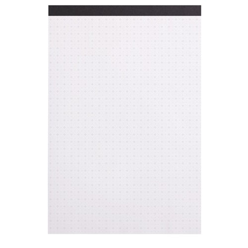 Művészeti rajztömb Clairefontaine Rhodia Touch A/4+ 50 lap 120g tűzött fehér kereszt- és ponthálós