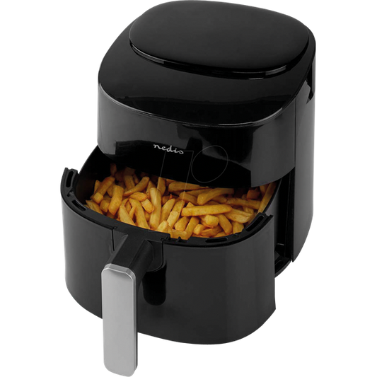 Nedis KAAF160BK forrólevegős légkeveréses sütő,4,2 L, időzítő: 240 perc, digitális, 1500W, 8 program