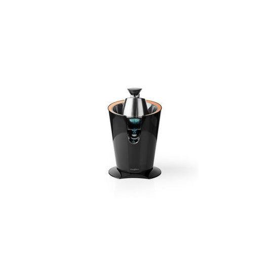 Nedis  KAJC300CBK citrusprés, 160W, fekete / narancs, rozsdamentes acél kiöntő csepegésgátló