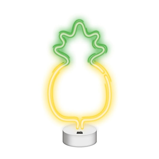 NEOLIA LED dekorációs ámpa ANANÁSZ, 22 lumen, ki/be kapcsoló, USB vagy 3xAA 1,5V, 1,5m kábel,