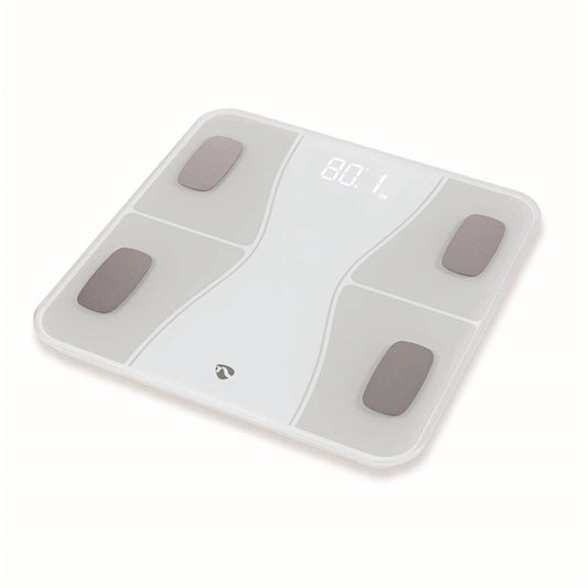 Nedis BTHPS11WT Bluetooth® okos személy mérleg, max. terhelés 180kg, Android™ / IOS