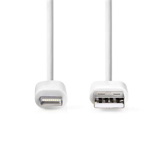 Nedis CCGL39300WT20 USB 2.0, Apple Lightning 8-Pin kábel MFI engedélyes Apple chipkészlettel, 2m