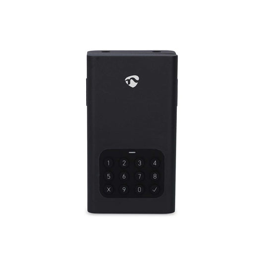 Nedis BTHKB10BK okos kulcs széf, Bluetooth®, IPX5, 2 x AA elem (nem tartozék), rozsdamentes acél kulcsszéf