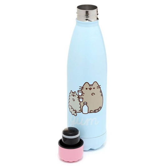 Pusheen cicás rozsdamentes acél thermo palack, 500 ml, ínyenc Pusheen macska