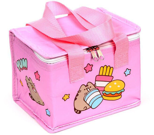 Pusheen cicás uzsonnás táska, hűtőtáska, 20x17x13cm, Ínyenc Pusheen macska