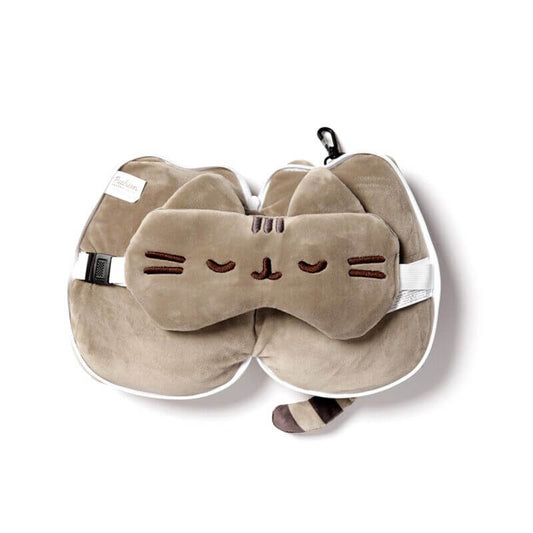 Pusheen cicás utazópárna szemmaszkkal, Relaxeazzz