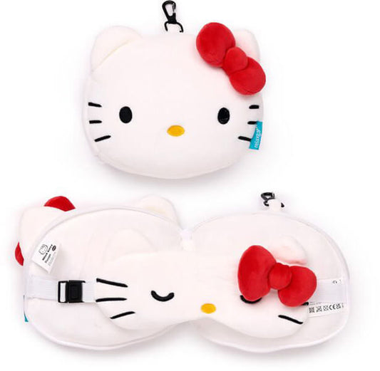 Hello Kitty cicás utazópárna szemmaszkkal, Relaxeazzz