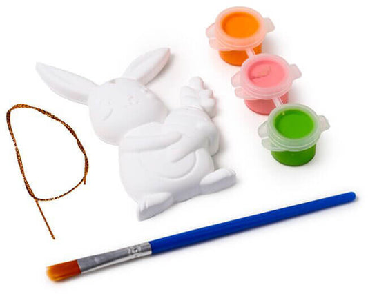 Húsvéti kreatív szett, festhető függődísz, húsvéti nyuszi vagy tojás, Springtime