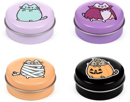 Pusheen cicás ajakbalzsam tégelyben, Halloweeni Pusheen Macska, 4 féle