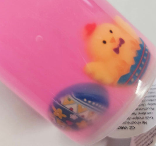 Slime 7cm-es műanyag palackban, húsvéti figurával, Springtime, 4 féle változat