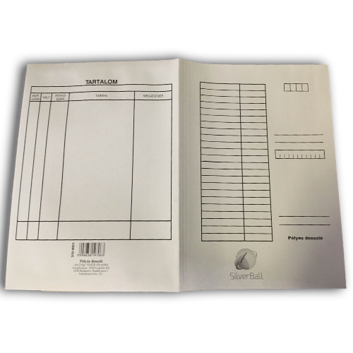 Pólyás iratgyűjtő Clarissa A/4 230g fehér