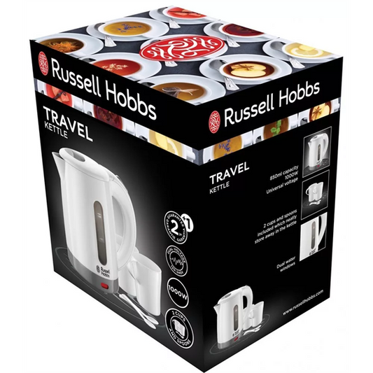 RUSSEL HOBBS Travel Kettle 23840-70/RH úti vízforraló, hordozható, kompakt, gyors forralás