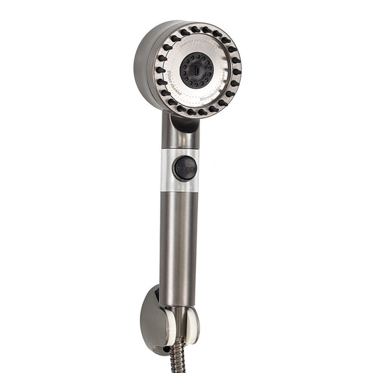 Kori 3 funkciós kézizuhany tömlővel tartóval szürke