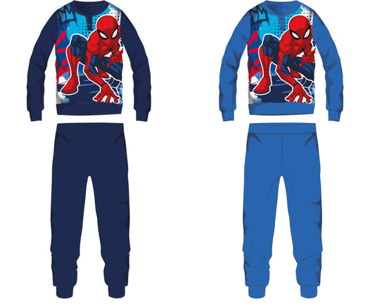 Pókember pamut flane gyerek pizsama - világoskék - 122