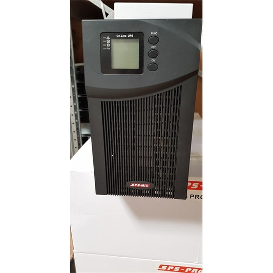 SPS UPS MID 3000VA Pf:1.0 online tower UPS with LCD,EPO w./6*12/9Ah