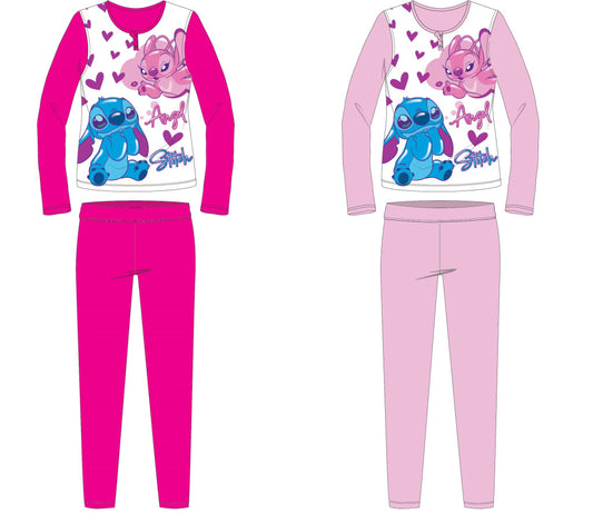 Disney Stitch jersey pamut pizsama - pink - 104