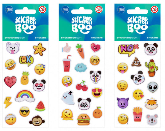 Matrica 66x180mm, emoji (541700)