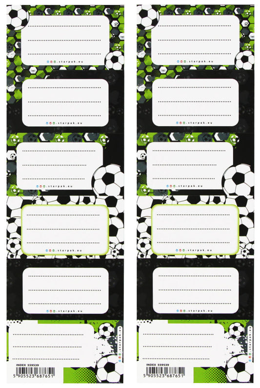 Focis füzetcímke 6 db/ív, Starpak (559539)