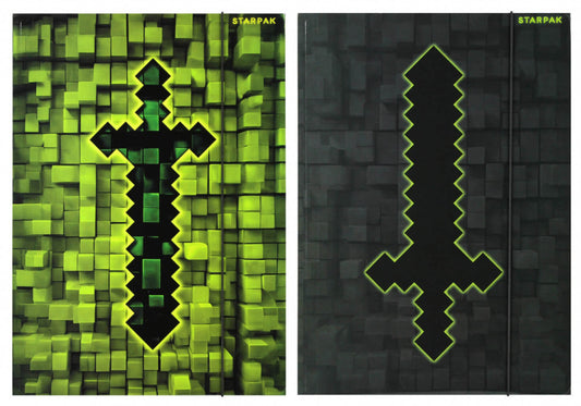 Minecraft mintás gumis mappa A/4, Starpak, kétféle (559734)