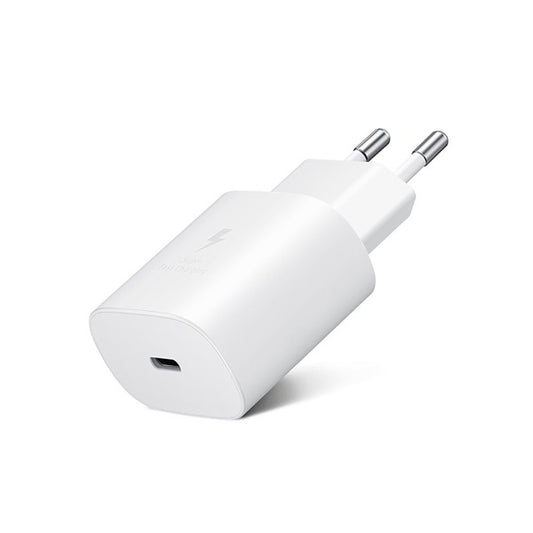Samsung gyári USB hálózati töltő adapter TypeC bemenet 25W  EPTA800EWE PD.3.0 Super Fast Charging  fehér ECO csom
