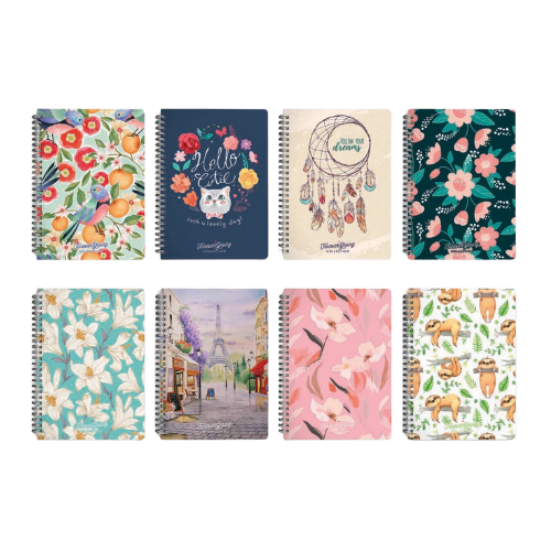 Spirálfüzet Forever Young A/5 kockás