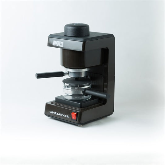 Szarvasi SZV-612/3 Mini presszókávéfőző + SZV102 Öko vízkőoldó szett, barna, 800W, 2/6 személyes kivitel